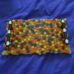 Reeses Pieces Candy Tray Made of Reeses Pieces
